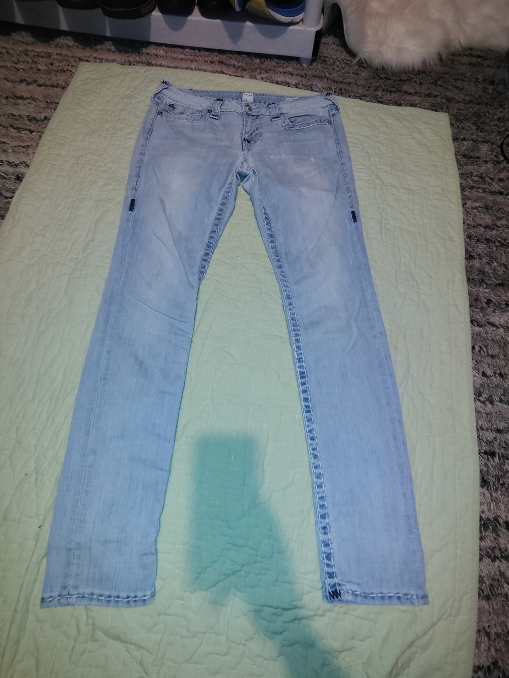 True Religion Light Blue Skinny Jeans